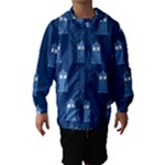 glitter tardis Hooded Wind Breaker (Kids)