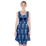 glitter tardis Racerback Midi Dress