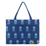 glitter tardis Medium Tote Bag