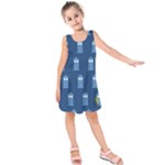 glitter tardis Kids  Sleeveless Dress