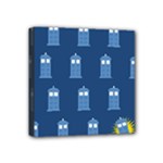 Tardis Doctor Who Mini Canvas 4  x 4  (Stretched)