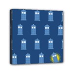 Tardis Doctor Who Mini Canvas 6  x 6  (Stretched)