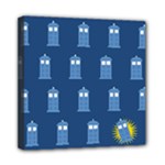 Tardis Doctor Who Mini Canvas 8  x 8  (Stretched)