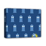 Tardis Doctor Who Deluxe Canvas 14  x 11  (Stretched)