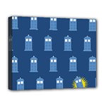 Tardis Doctor Who Deluxe Canvas 20  x 16  (Stretched)