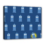 Tardis Doctor Who Deluxe Canvas 24  x 20  (Stretched)