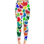 Valentine Rainbow Hearts Leggings 