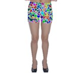 Valentine Rainbow Hearts Skinny Shorts