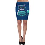 blue Cheshire Cat Bodycon Skirt