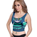 blue Cheshire Cat Crop Top