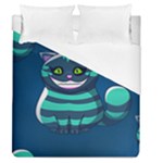 blue Cheshire Cat Duvet Cover (Queen Size)