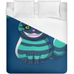 blue Cheshire Cat Duvet Cover (California King Size)