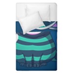 blue Cheshire Cat Duvet Cover Double Side (Single Size)