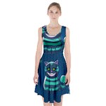 blue Cheshire Cat Racerback Midi Dress