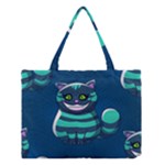 blue Cheshire Cat Medium Tote Bag