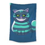 blue Cheshire Cat Small Tapestry