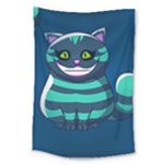 blue Cheshire Cat Large Tapestry