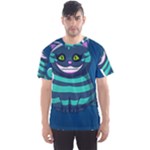 blue Cheshire Cat Men s Sport Mesh Tee