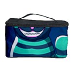 blue Cheshire Cat Cosmetic Storage Case