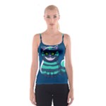 blue Cheshire Cat Spaghetti Strap Top