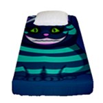 blue Cheshire Cat Fitted Sheet (Single Size)