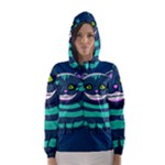 blue Cheshire Cat Hooded Wind Breaker (Women)