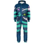 blue Cheshire Cat Hooded Jumpsuit (Men)