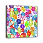 rainbow rhinestones Mini Canvas 6  x 6  (Stretched)