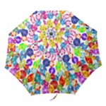 rainbow rhinestones Folding Umbrella