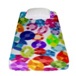 rainbow rhinestones Fitted Sheet (Single Size)