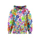 rainbow rhinestones Kids  Pullover Hoodie