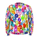 rainbow rhinestones Men s Sweatshirt