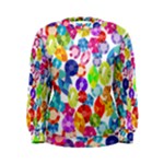 rainbow rhinestones Women s Sweatshirt