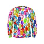 rainbow rhinestones Kids  Sweatshirt