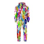 rainbow rhinestones Hooded Jumpsuit (Kids)