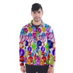 rainbow rhinestones Wind Breaker (Men)