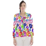 rainbow rhinestones Wind Breaker (Women)