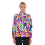 rainbow rhinestones Winter Jacket