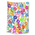 rainbow rhinestones Large Tapestry