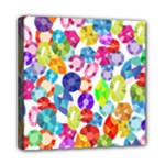 rainbow rhinestones Mini Canvas 8  x 8  (Stretched)