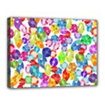 rainbow rhinestones Canvas 16  x 12  (Stretched)