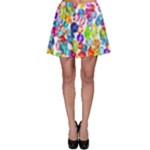 rainbow rhinestones Skater Skirt