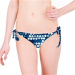  shiny blue sequins Bikini Bottom