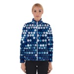  shiny blue sequins Winter Jacket