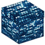  shiny blue sequins Storage Stool 12 