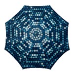  shiny blue sequins Golf Umbrella