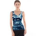  shiny blue sequins Tank Top