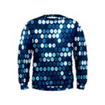  shiny blue sequins Kids  Sweatshirt