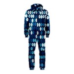  shiny blue sequins Hooded Jumpsuit (Kids)