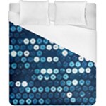  shiny blue sequins Duvet Cover (California King Size)